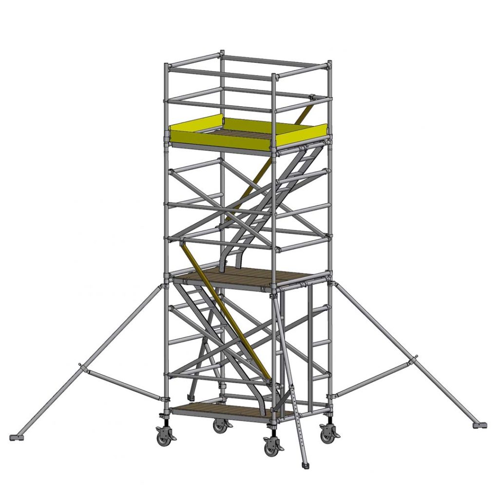 Alumiiniteline 1 4 X 1 7m 2 1m AMO Pikavuokraus